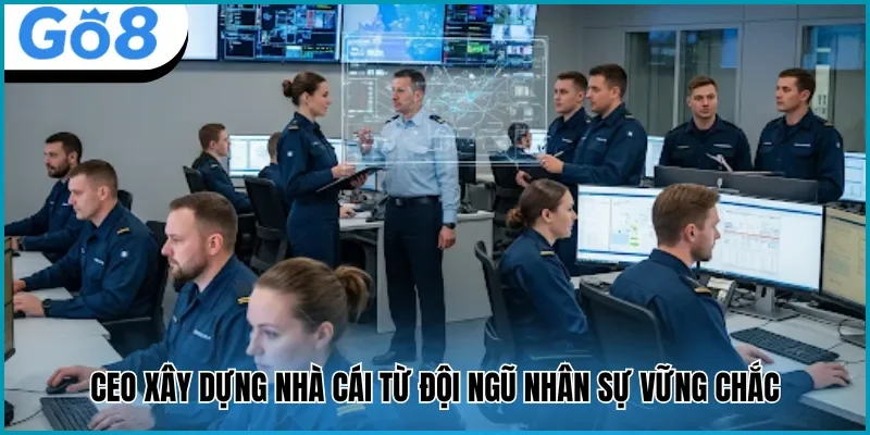 CEO xây dựng nhà cái từ đội ngũ nhân sự vững chắc